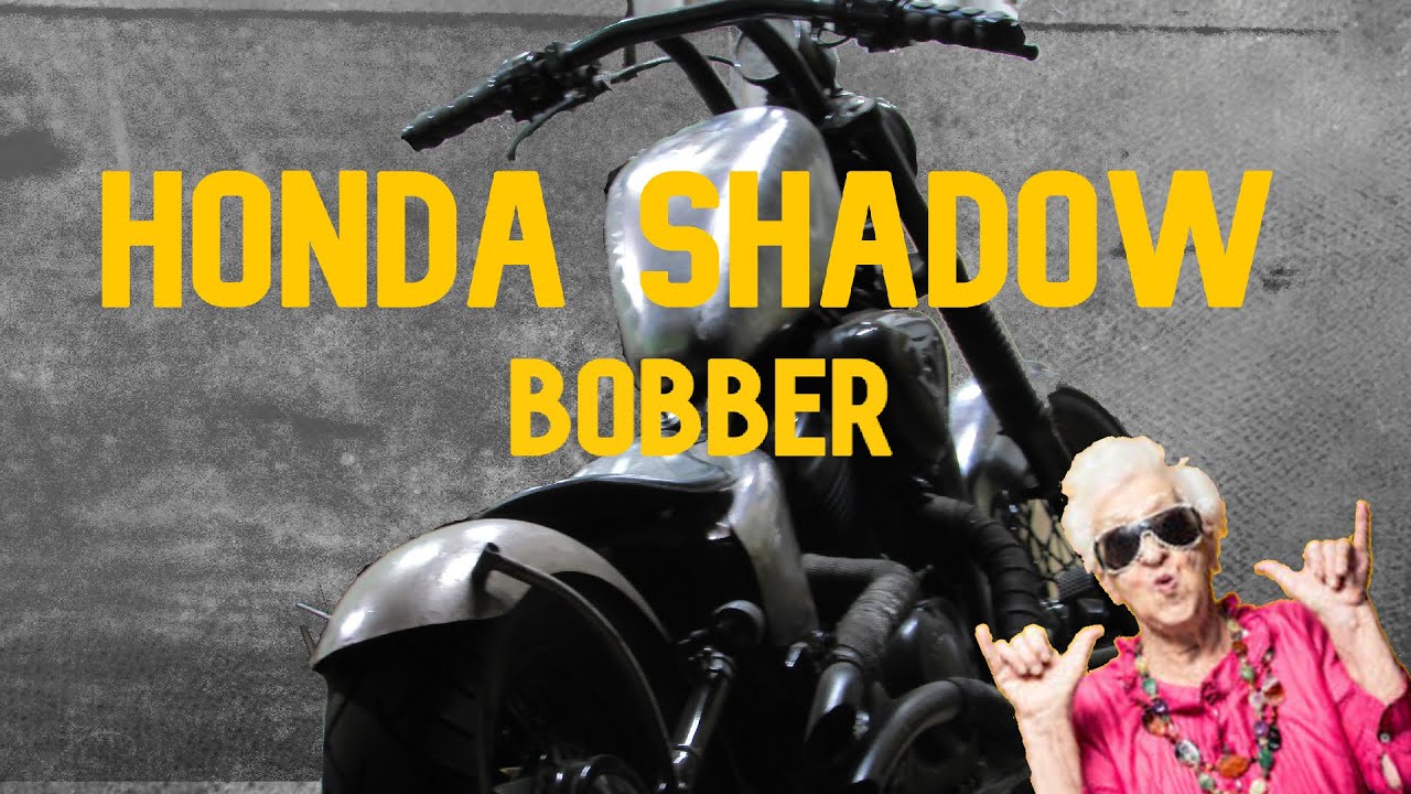 honda shadow BOBBER TRANSFORMATION!!! guardabarros y base de sillin 🏍️🏍️