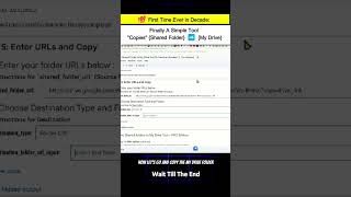 Google Drive Copy Shared Folders to My Drive Tool false Public Education