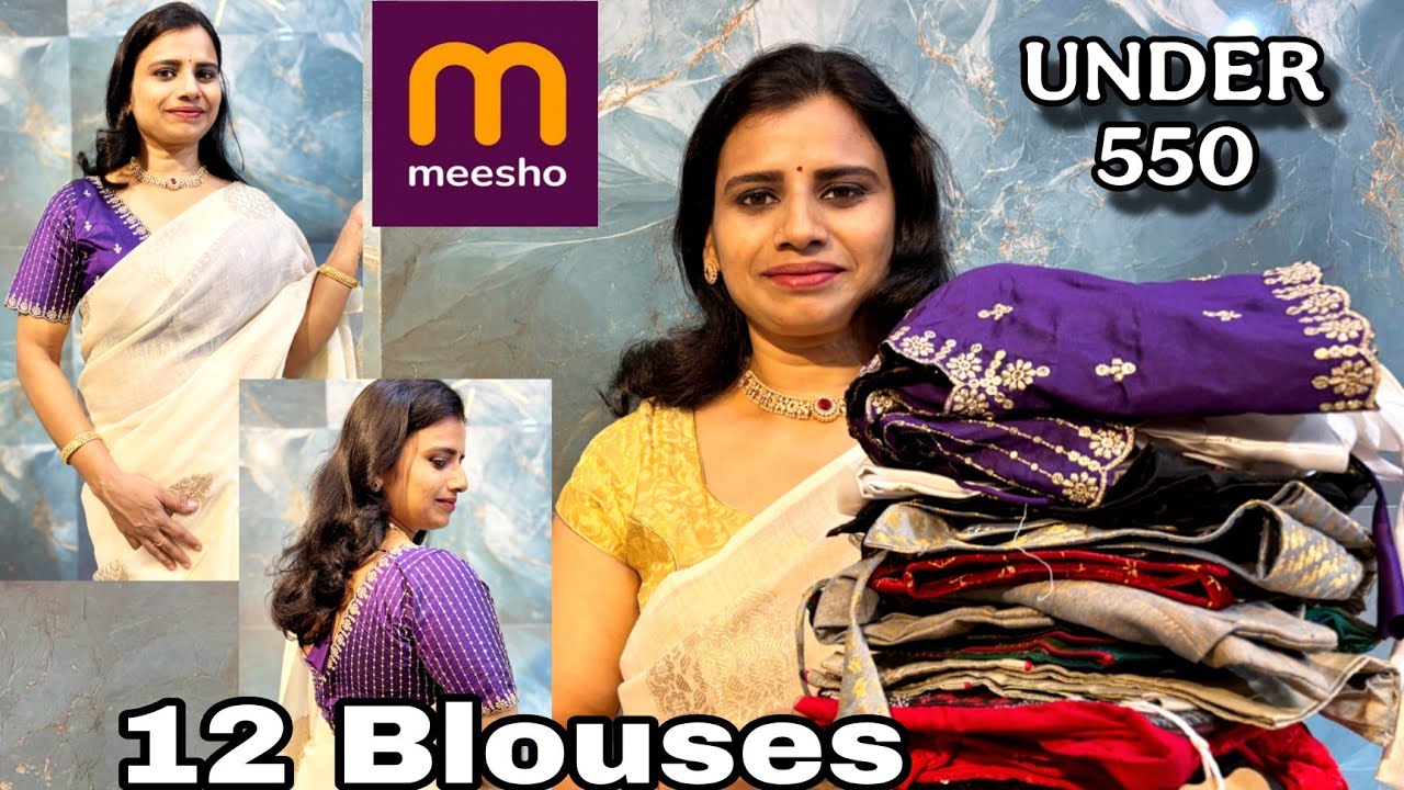 Meesho HUGE BLOUSES Haul,UNDER 550
