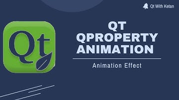 QEasingCurve | Set Animation Effects On Qt Control | Qt C++ | Qt Creator | Qt Tutorial