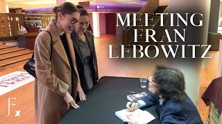 AN EVENING WITH FRAN LEBOWITZ | @juliafras