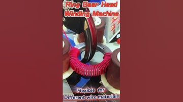 Copper toroidal transformers winding machine #machine #winder #automobile #guangri #transformers