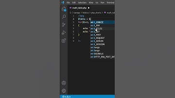 Dynamic Math table by query string  - PHP script #short