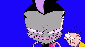 Ed Edd n Eddy and Invader Zim Enter the Florpus: Eddy and Zim Blue Screen
