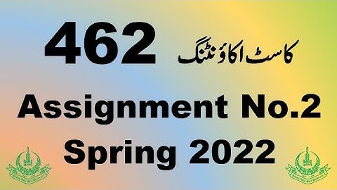 AIOU Code 462 Solved Assignment No.2 Spring 2022