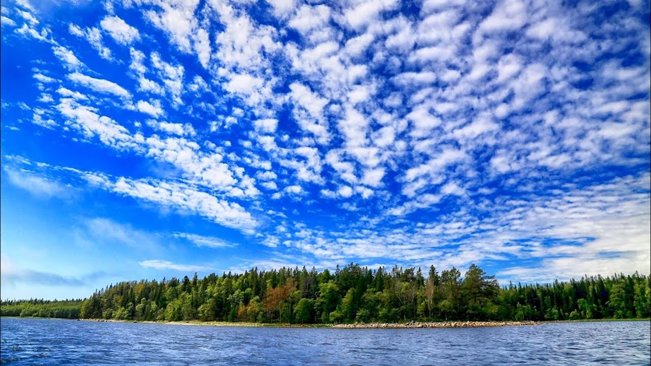 time lapse of sky relaxation in the village 1080p 60es