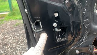 BMW F1, F10 не работает доводчик двери. Снятие и установка замка передней двери