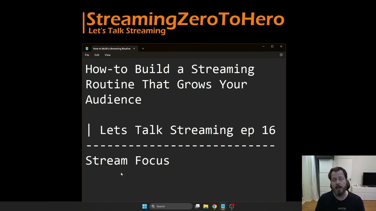 How to Build a Streaming Routine That Grows Your Audience | Lets talk streaming ep 16