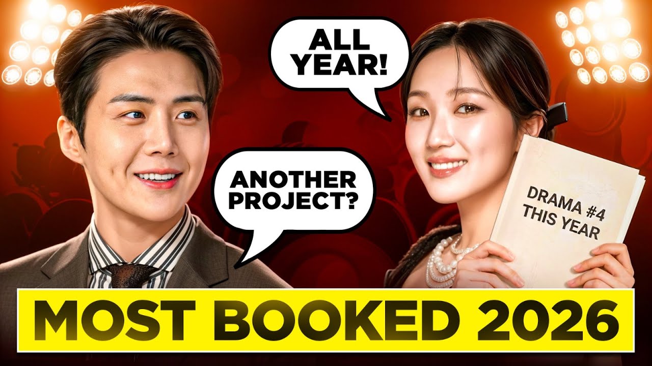 Most BOOKED and BUSY K-Drama Actors in 2026!