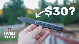 A $30 Walmart Knife That Doesnt Suck? Swiss Tech Gerundet Pocket Knife Review