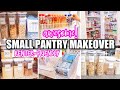 HOME ORGANIZATION TIPS•SMALL PANTRY SPACE ORGANIZATION•RENTER FRIENDLY CRICUT & THE CONTAINER STORE