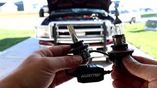 AUXITO H13/9008 LED Bulbs, 16000LM Dual Beam LED Bulbs, Quick Installation Halogen Replacement
