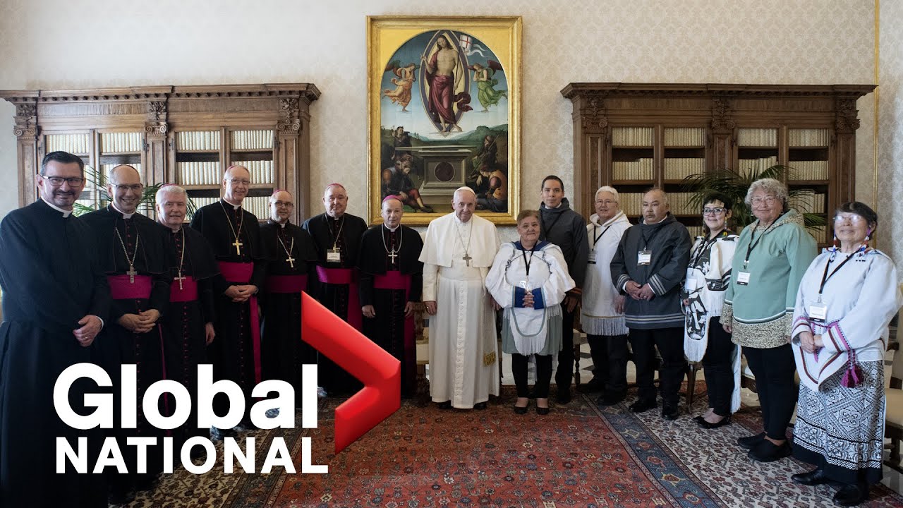 Global National: March 28, 2022 | Indigenous delegation's historic meetings with Pope Francis begin
