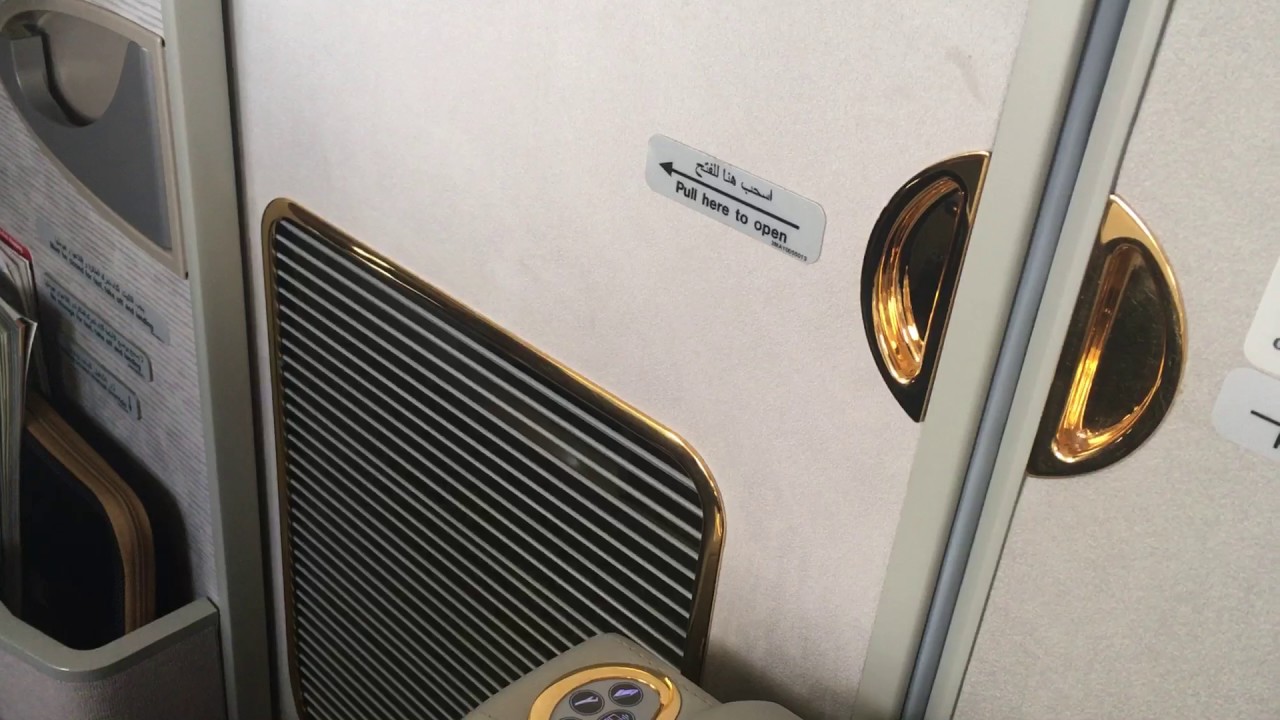 Emirates A380 First Class Doors High Tech Flight YouTube