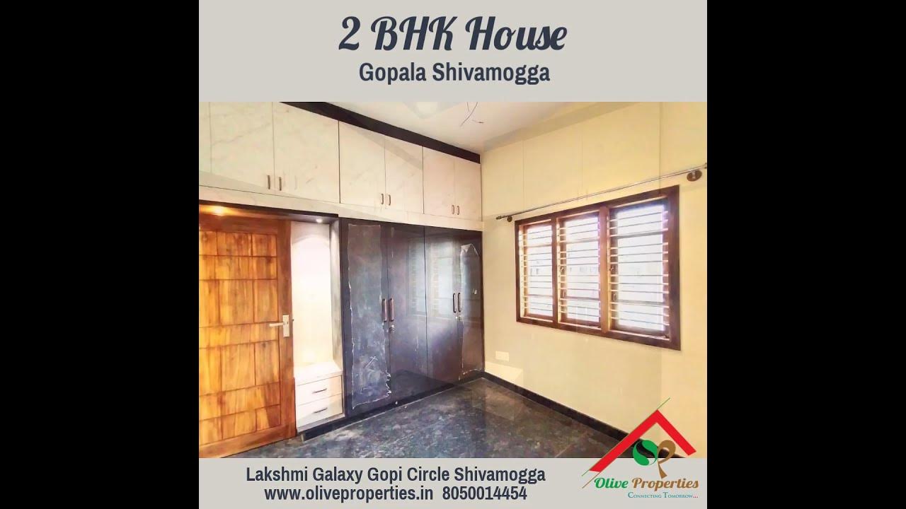 2 BHK House for sale in Gopala shimoga shivamogga YouTube