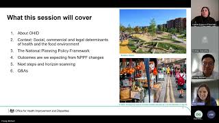 Town planning, the National Planning Policy Framework and local health