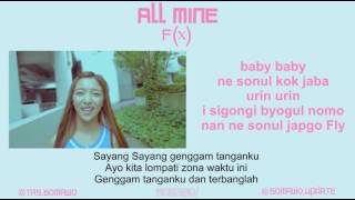 F(X) - ALL MINE [MV & EASY LYRIC ROM+INDO]