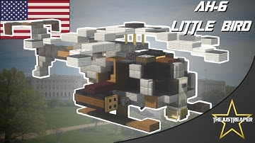 Minecraft Cold War Build Tutorial: AH-6 Little Bird