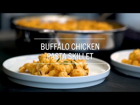 Buffalo Chicken Pasta Skillet