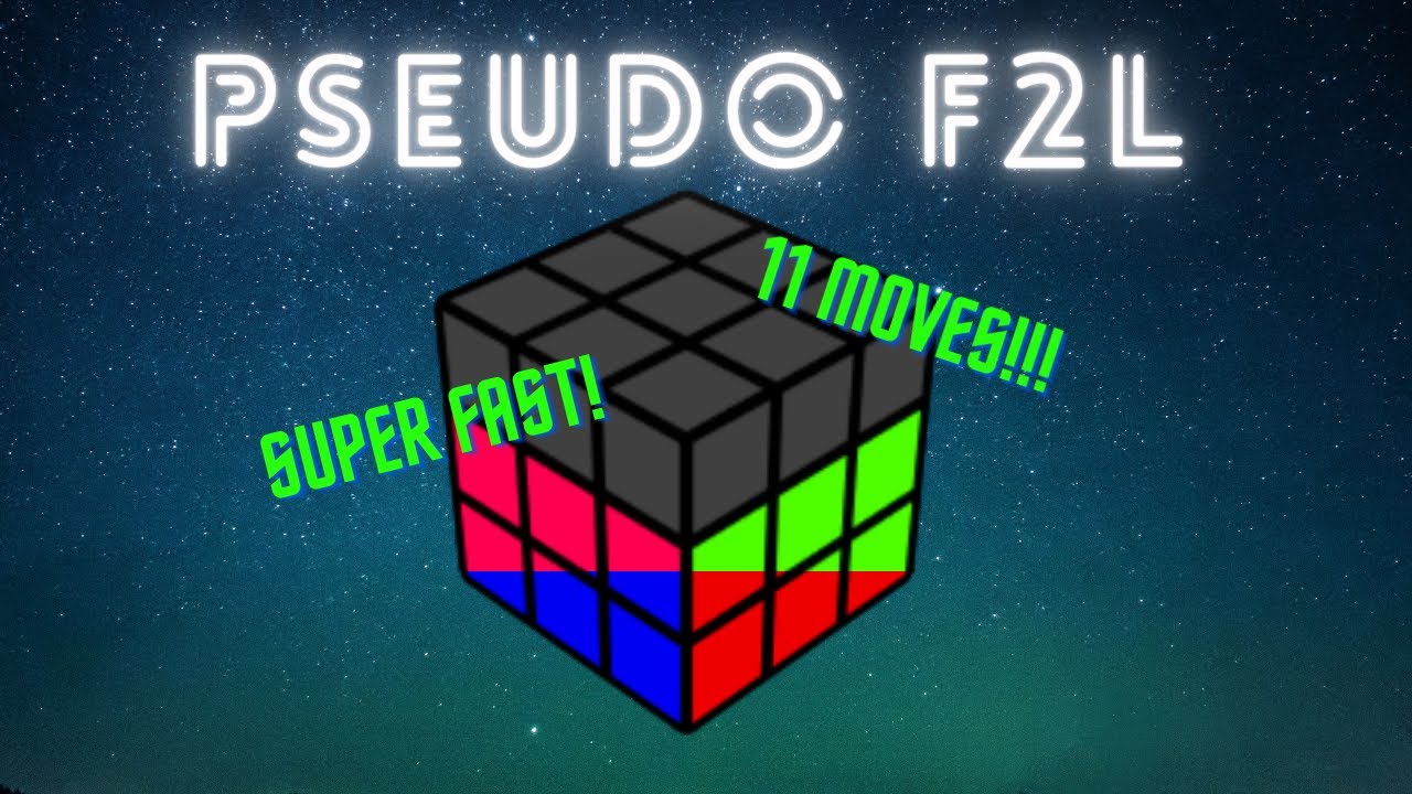 Intro to Psuedo F2L | Learn Pseudoslotting in 4 minutes!!!