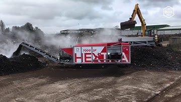 Compost - Ecostar HEXTRA 7000 3F screening compost