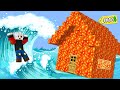 1000$ LAV EV VS TSUNAMİ - Minecraft