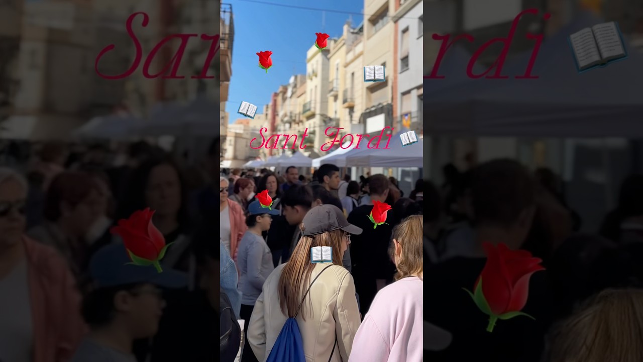 Sant Jordi a Amposta📍📚🌹