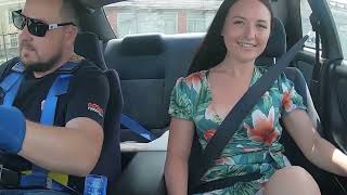 Her First Drift Taxi Ride 😱