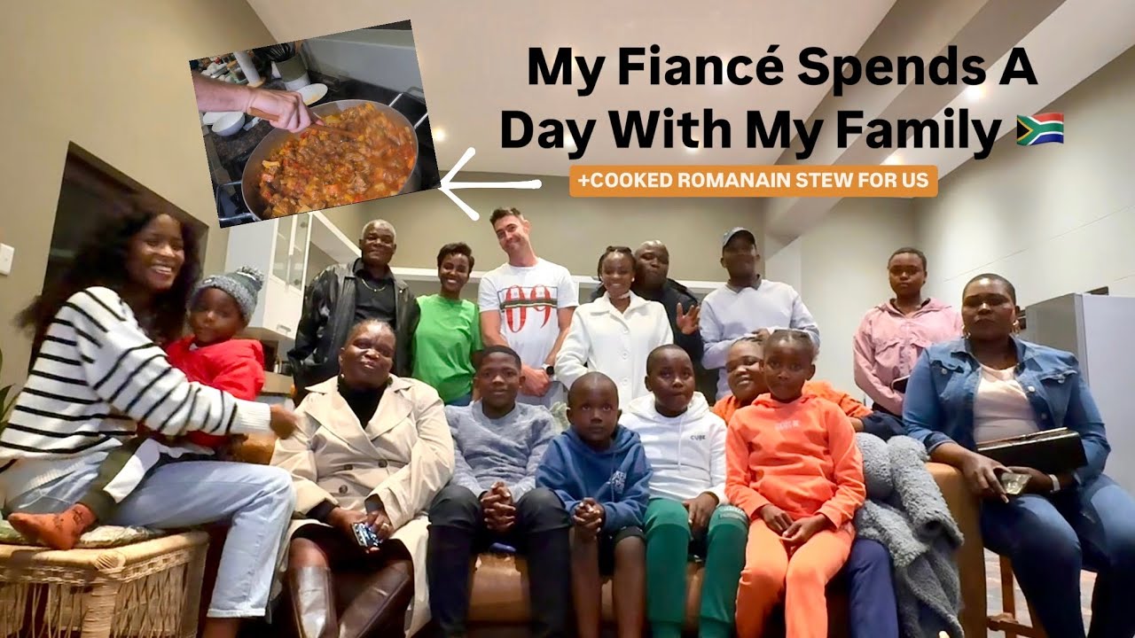 Представляю вашему вниманию моего жениха из Румынии моей шумной и любящей семье из Южной Африки 🇿...