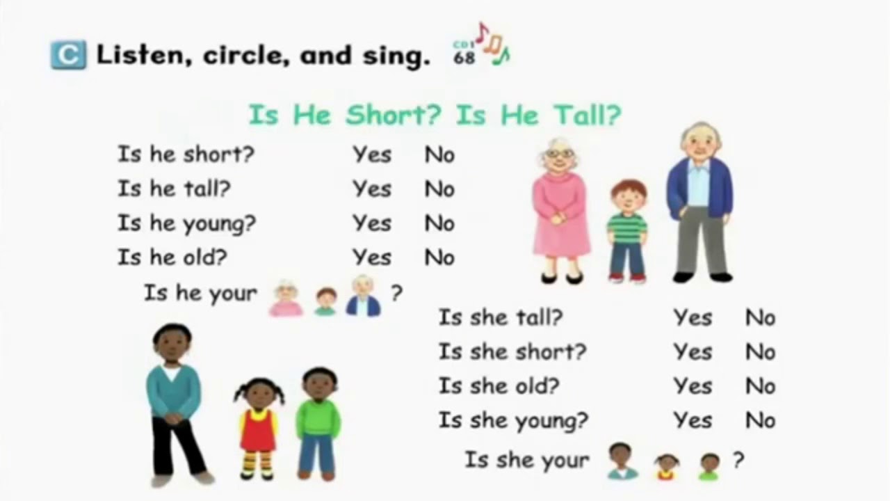Is He Short Song METHODICAL ENGLISH TRAINING SCHOOL YouTube