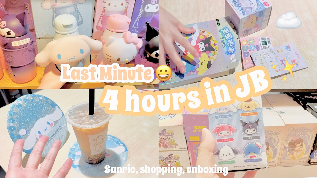 Us being spontaneous ✨ JB Trip 💗🎀  Sanrio shopping vlog