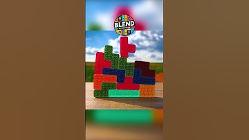 honeycomb TETRIS #shorts  #tetris #satisfying #games #honey