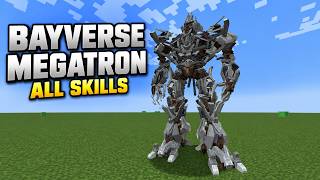 BAYVERSE MEGATRON – All Skills & Transformation | Minecraft Transformers MOD