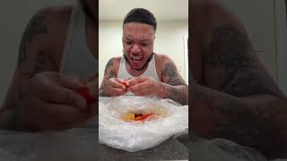 Trying crawfish for first time