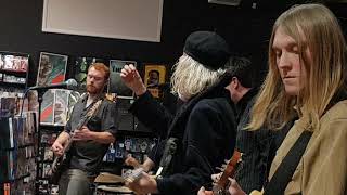 Psycho Comedy ( I am the silver screen) @ HMV Album launch liverpool by peter kevan.