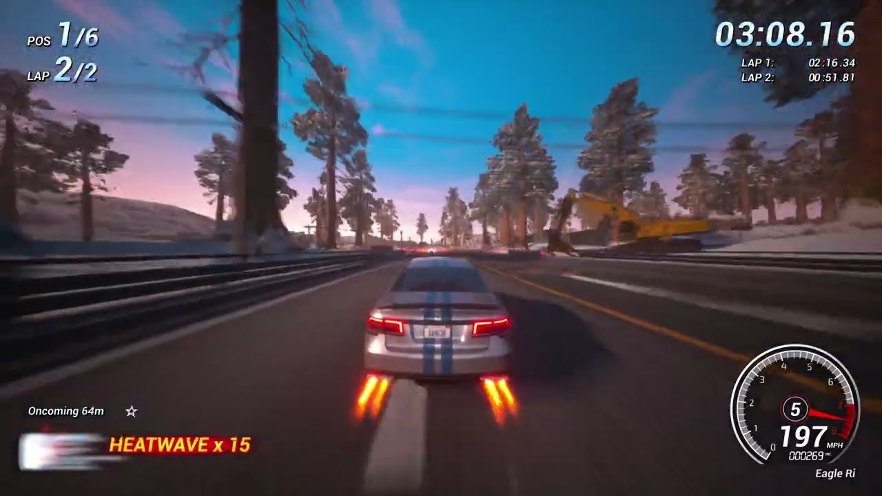 Heatwave 1 St NO CRUSH Dangerous Driving Ps 5. A must have for classic burnout fans.