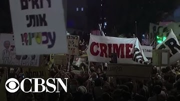 Protesters in Israel call for Prime Minister Benjamin Netanyahu to resign