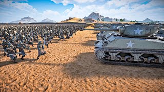 150 SHERMAN TANK VS 1,000,000 PERSIAN ARMY - Ultimate Epic Battle Simulator 2 | UEBS 2 screenshot 3