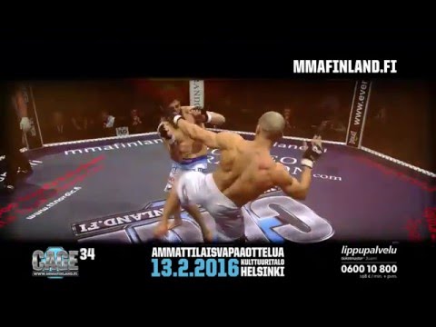 CAGE 34 Helsinki 13.2.2016 MMA