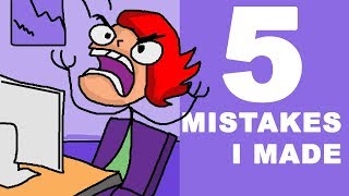5 mistakes I made when I started making games