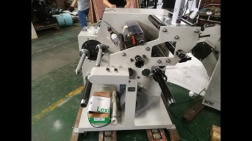 High speed film slitting rewinding machine / slitter rewinder