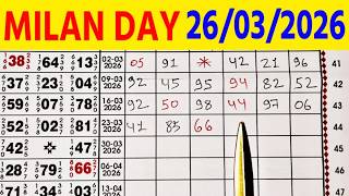 MILAN DAY 26/03/2026 FIX OTC. Milan day matka Milan day Today Milan day Open Milan day Game