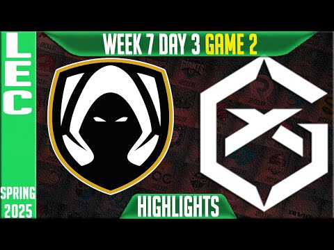 TH vs GX Highlights Game 2 | LEC Spring Split W7D3 2025 | Team Heretics vs GiantX G2