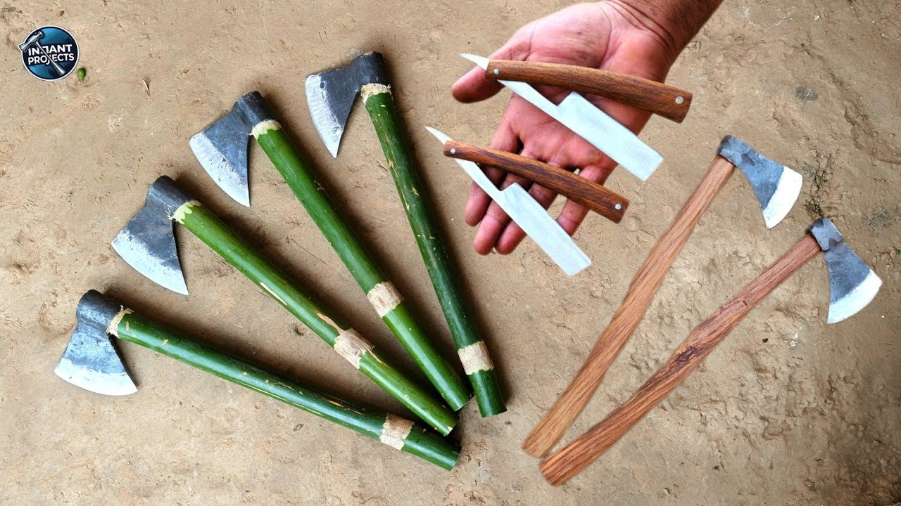 Top 3 Incredible Blacksmithing Projects | Hand-Forged Axes & Straight Razor