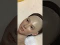 Glue the figure's face.フィギュアの顔を接着するだけの動画