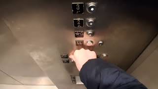 Schindler 500A MT traction elevators at the City Center mall (White Plains, NY)