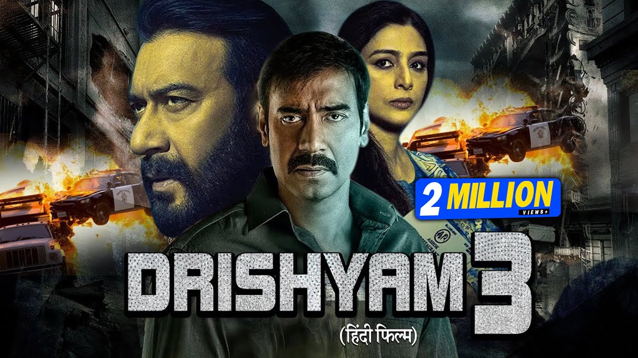FULL HD NEW HINDI MOVIE  DRISHYAM 3  Ajay Devgn Tabu  HIndi New Film 2022