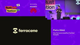 Pietro Albini - How Ferrocene qualified the Rust Compiler screenshot 2