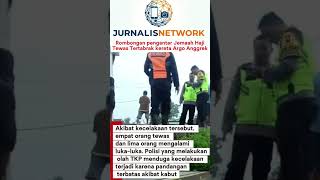 rombongan jemaah haji tertabrak KA Argo#semuaorang