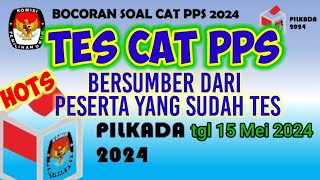 BOCORAN SOAL TES CAT PPS Part 2 bersumber dari pengalaman PESERTA YANG SUDAH MELAKUKAN TES